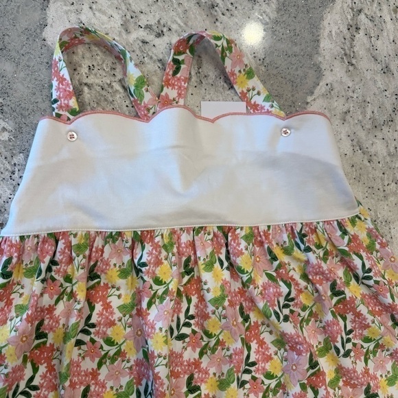 The Proper Peony Daffodil Scallop Yoke Dress SIze 8 - Picture 4 of 6